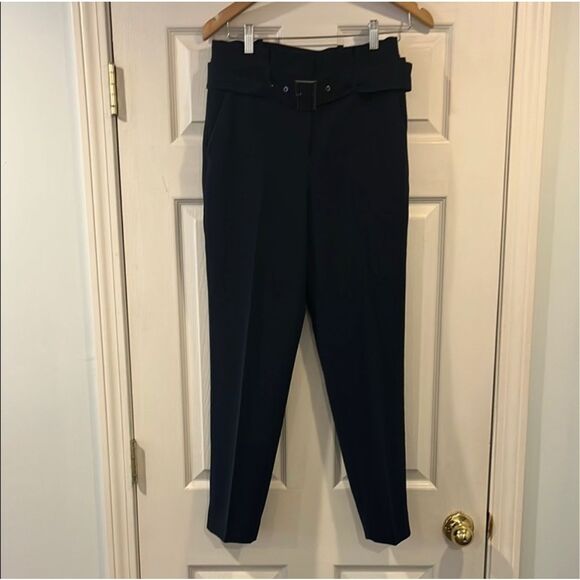 WHITE HOUSE BLACK MARKET | the tapered ankle pant navy blue 2 - Picture 2 of 8